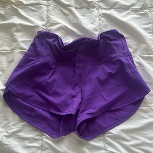 LULULEMON Speed Up Shorts Size 4